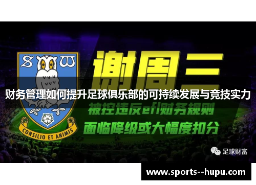财务管理如何提升足球俱乐部的可持续发展与竞技实力 财务管理如何提升足球俱乐部的可持续发展与竞技实力